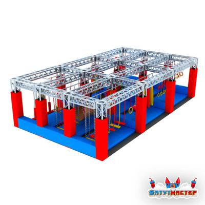 Аттракцион ниндзя-парк «Импульс Экстрима», 12×6×3,5 м