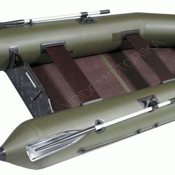 Надувная лодка Лоцман М-300 ЖС фанерный пол