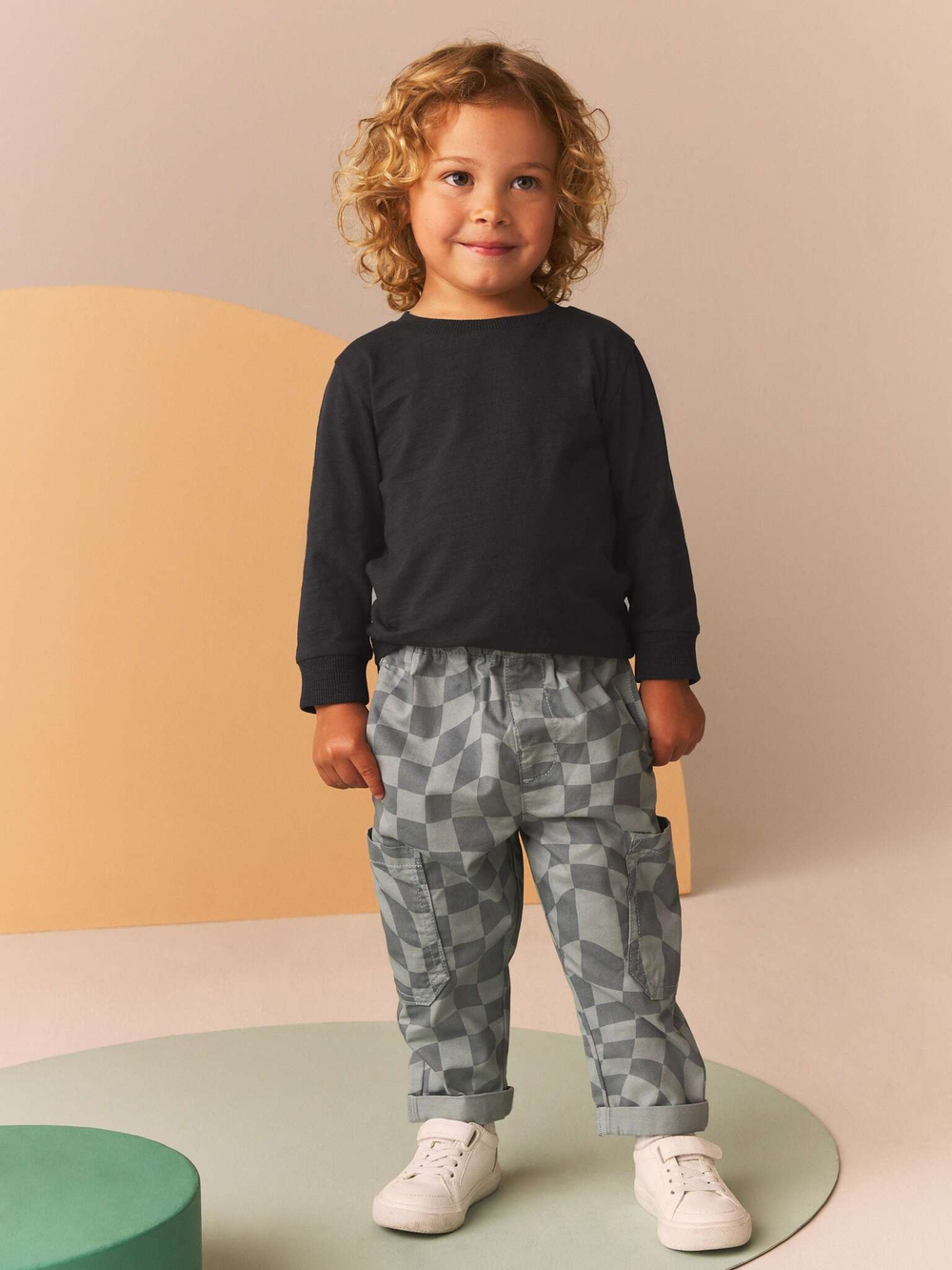 Лонгслив для мальчика Next D94-566, 5 шт., Белый, Черный, Серый