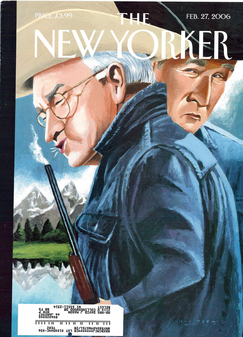 Журнал The New Yorker 27-02-2006, обложка