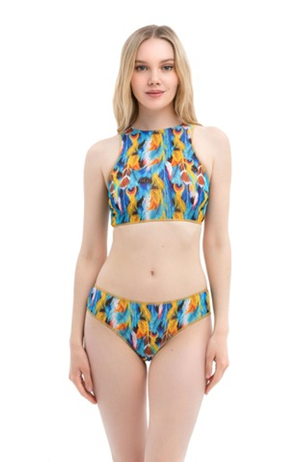 Комплект раздельный "Ловец снов" (спортивный топ + бразильяно), XS