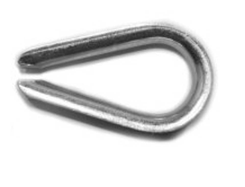 Коуш д/канатов, оцинк. 4 DIN6899