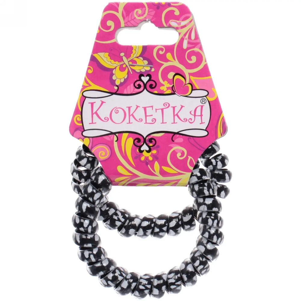 Резинки для волос силиконовые 2шт «Your Style», леопард, микс 6 цветов, d-5,5см