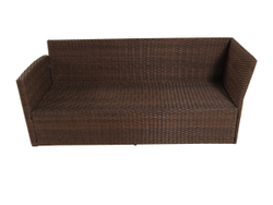 Обеденная группа плетеной мебели Албания + диван Анкор Brown