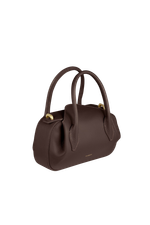 Сумка Yuzefi Oyster Mini Duffle - ESPRESSO PEBBLE GRAINED LEATHER