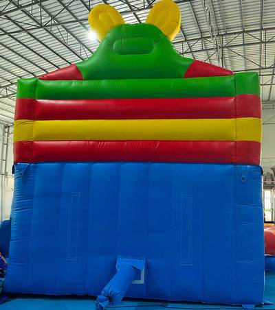 Надувная водная горка с бассейном «Аквамонстро мини» 4*4*4 м