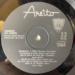 Винтажная виниловая пластинка LP Conjunto Los Latinos Siguelo Ahi (A La Cortico) (Куба 1975)