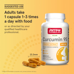 Jarrow Formulas, куркумин 95, экстракт куркумы, 500 мг, 120 растительных капсул