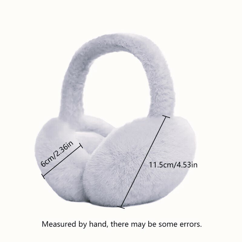 Наушники, меховые, тёплые, розовые, универсальные, 46-52 размер