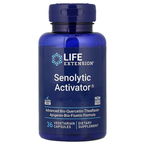 Life Extension, Senolytic Activator®, 36 вегетарианских капсул
