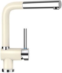 Смеситель Schock Piega-D , Cristadur, выдвижной излив хром/магнолия