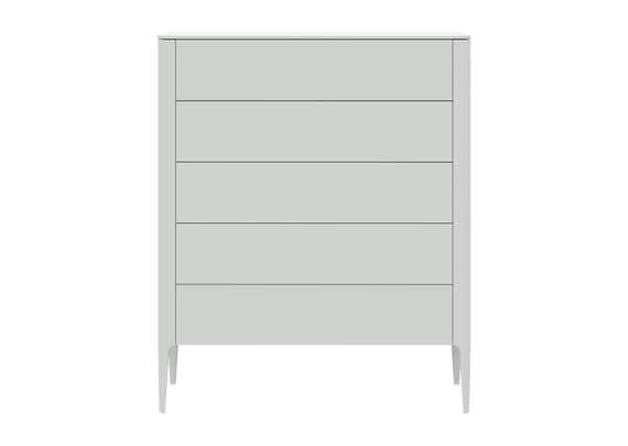 Комод Type 5 ящиков ширина 100 см (белый)