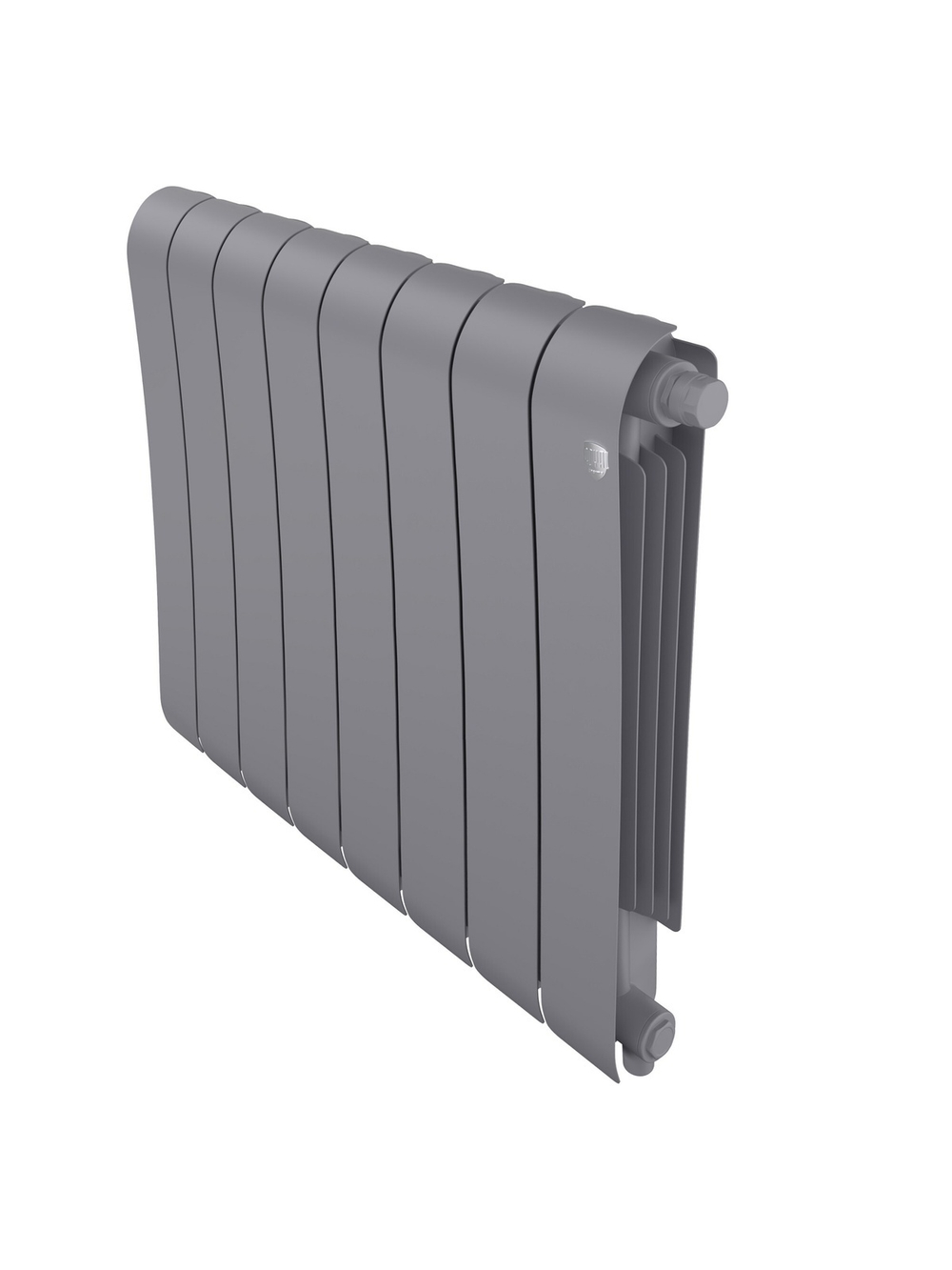 Радиатор биметаллический Royal Thermo Infinity 500 Silver Satin VR80 - 8 секц.