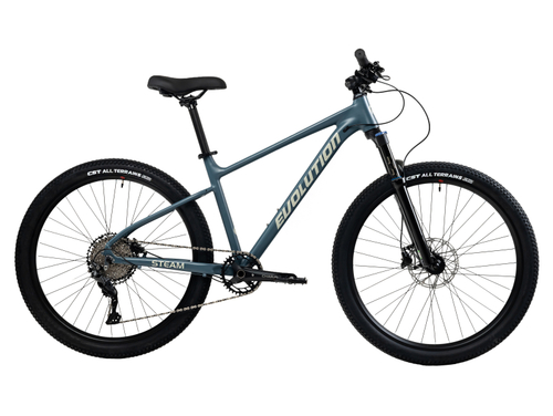 Велосипед 27.5" EVOLUTION STEAM HD, 17", алюм, 10 ск, Air, серый сапфир матовый