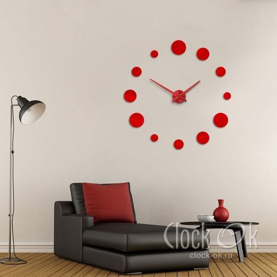 Настенные 3D часы Притягательность