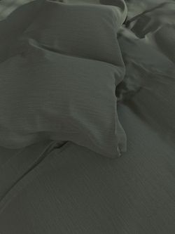 Постельное белье Сказка "Verde" 2-спальный Наволочка 50х70 см 2 шт Простынь на резинке 160х200 см Пододеяльник 175х215 см , поплин