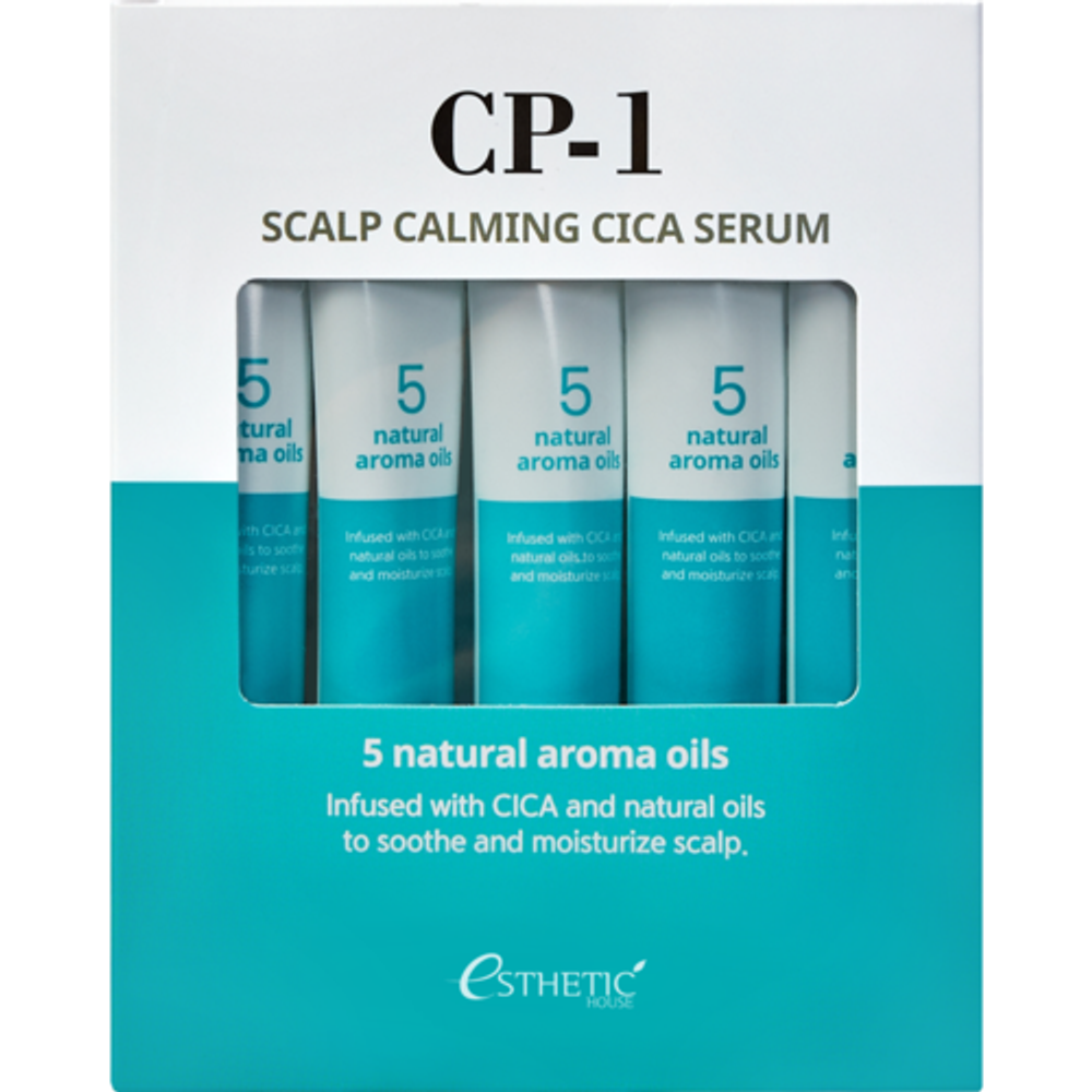 Esthetic House Cыворотка для кожи головы успокаивающая - CP-1 Scalp calming cica serum, 5шт*20мл