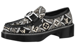 LOUIS VUITTON Lv Academy Shoes "Black With Monogram" Women"s