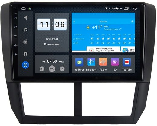 Магнитола для Subaru Forester, Impreza 2007-2013 - Vomi ZX438R9-7862 Android 10, ТОП процессор, SIM-слот