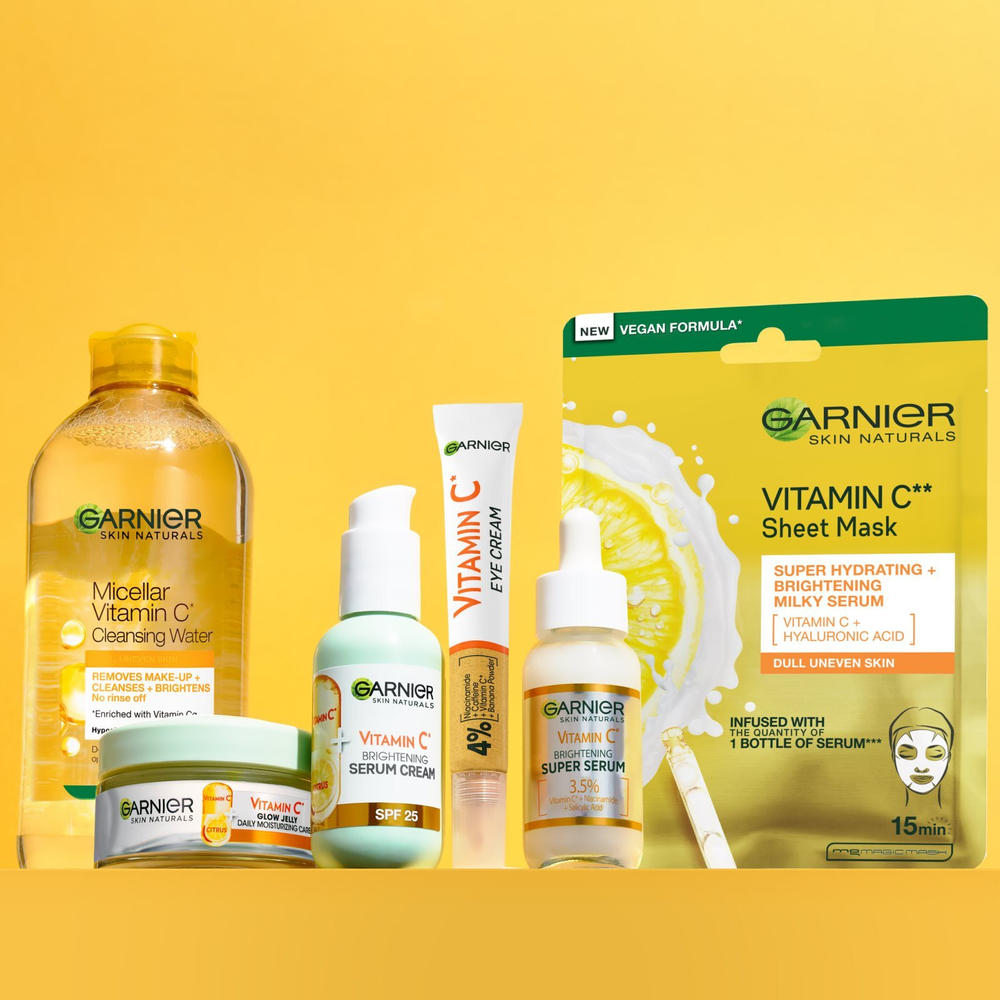 Garnier Skin Naturals Vitamin C - осветляющий крем для глаз с витамином С /   15  ml  / GTIN 3600542514163