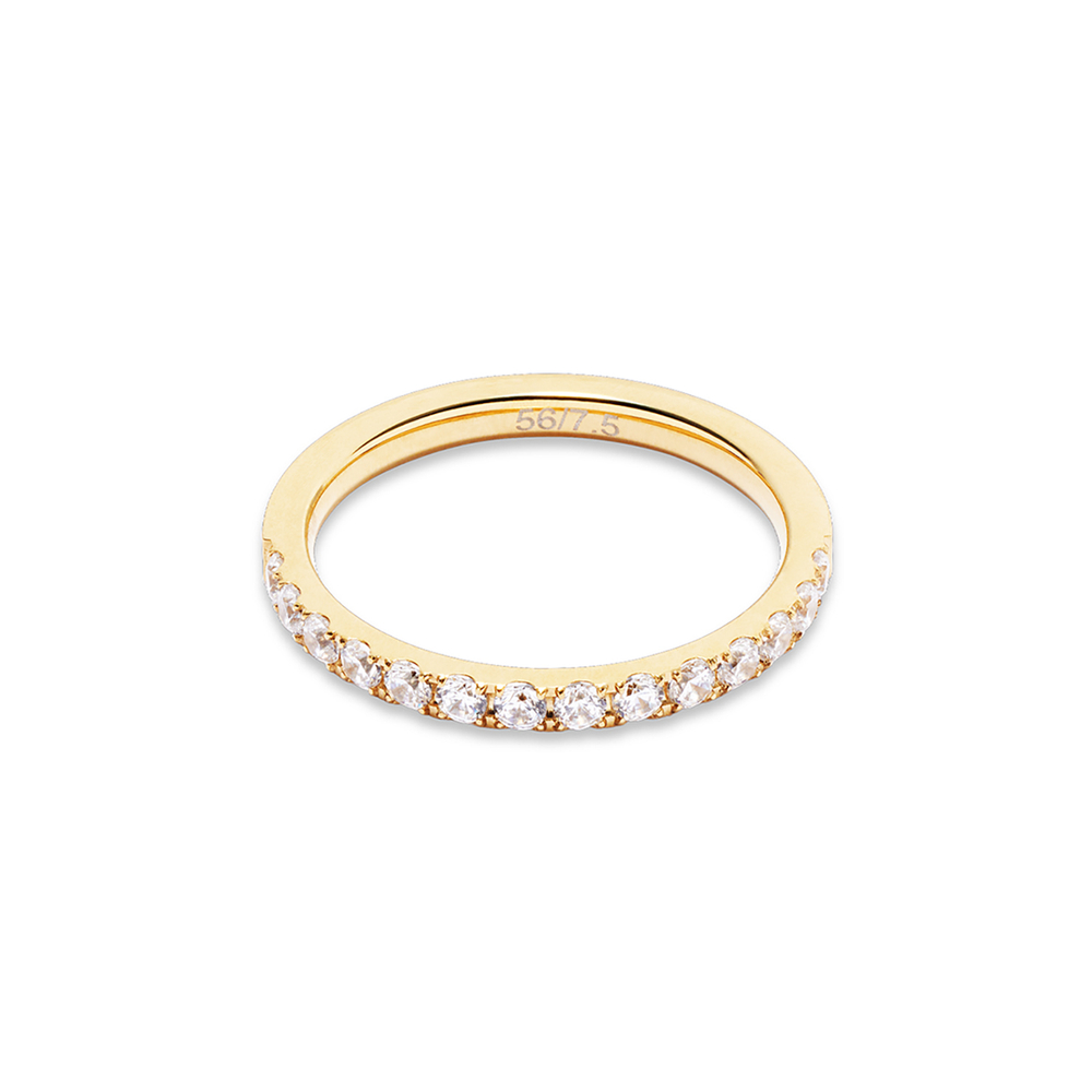 Кольцо Coeur de Lion Crystal-Gold 0146/40-1816 54