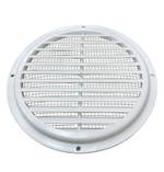Решётка вентиляционная круглая неразъёмная с москитной сеткой 175 мм