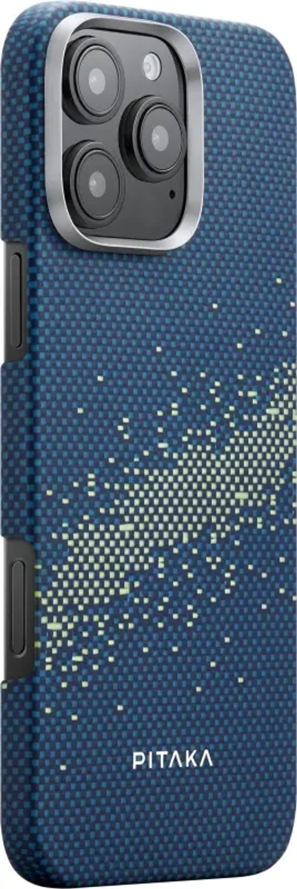 Чехол Pitaka для iPhone 16 Pro Tactive Woven case, Milky Way (KI1602PYG)