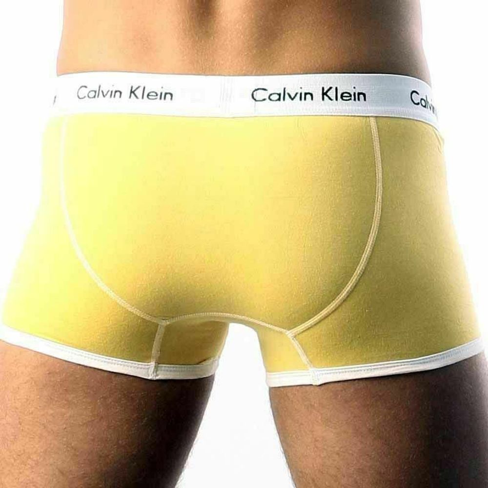 Мужские трусы боксеры желтые Calvin Klein 365 Yellow Boxer