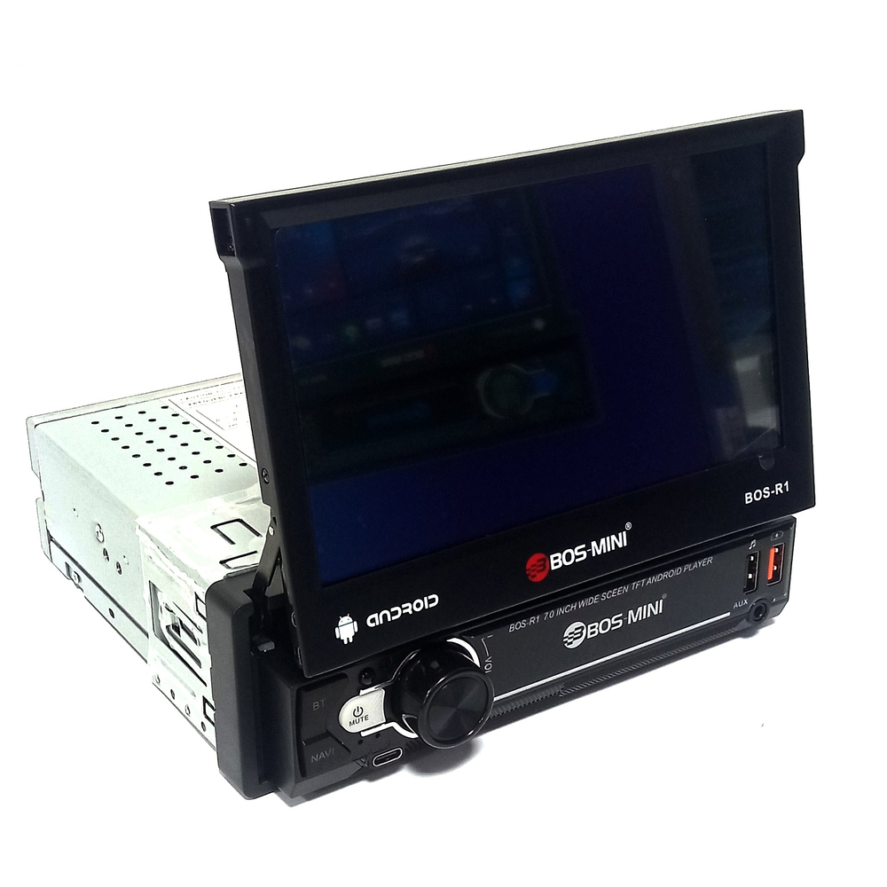 Автомагнитола с выездным экраном 7"/Android/4+64GB Bos-Mini BOS-R1