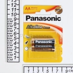 Батарейка алкалиновая Panasonic Alkaline Power LR6, тип АА (блистер, 2 шт)