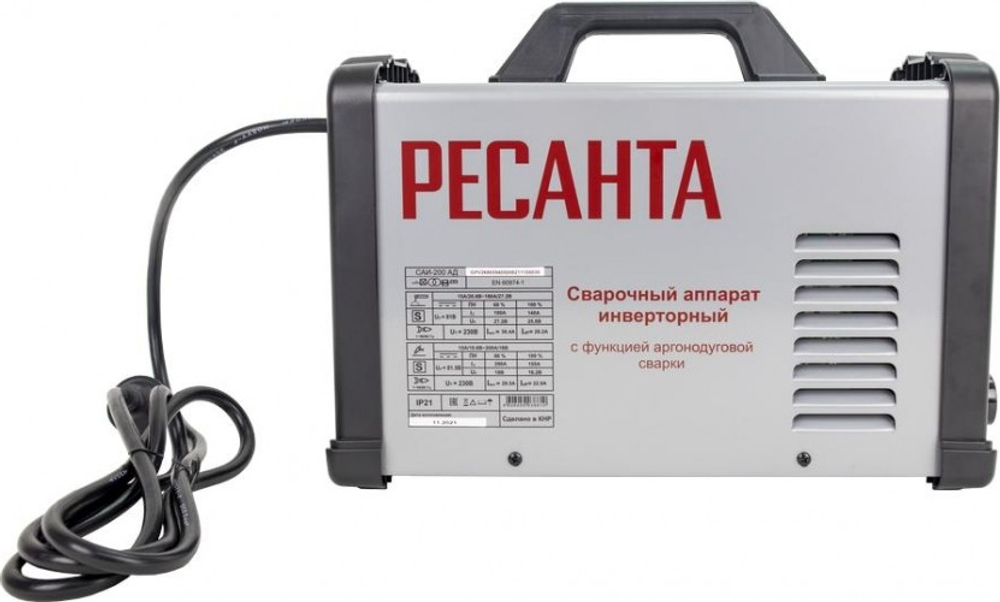 Аппарат аргонно-дуговой сварки Ресанта САИ-200АД 65/94