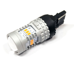 Светодиодная лампа WY21W 7440-3020-14SMD без полярности, со стабилизатором (оранжевый), 1шт