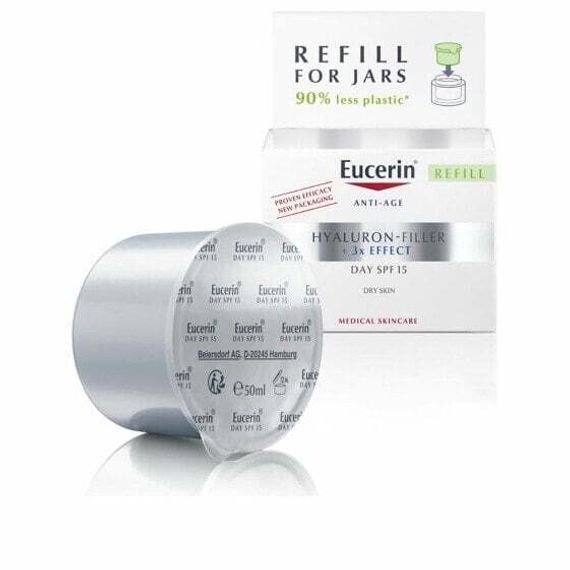 Крем для лица Eucerin Hyaluron Filler Сменные части Сухая кожа 50 ml Spf 15