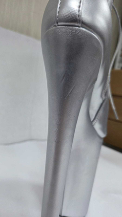 KIKO. Ботильоны четверки. PU. Открытые - SHDB-015-4-PU-sil-sale37_033