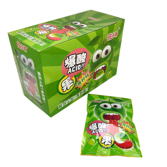 Леденцы кислые ACID!! со вкусом лайма, 24гр
