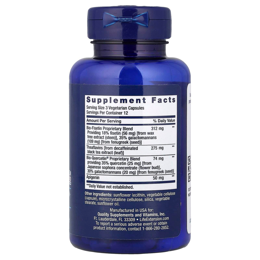Life Extension, Senolytic Activator®, 36 вегетарианских капсул