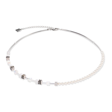Колье Coeur de Lion White-Silver 4087/10-1417