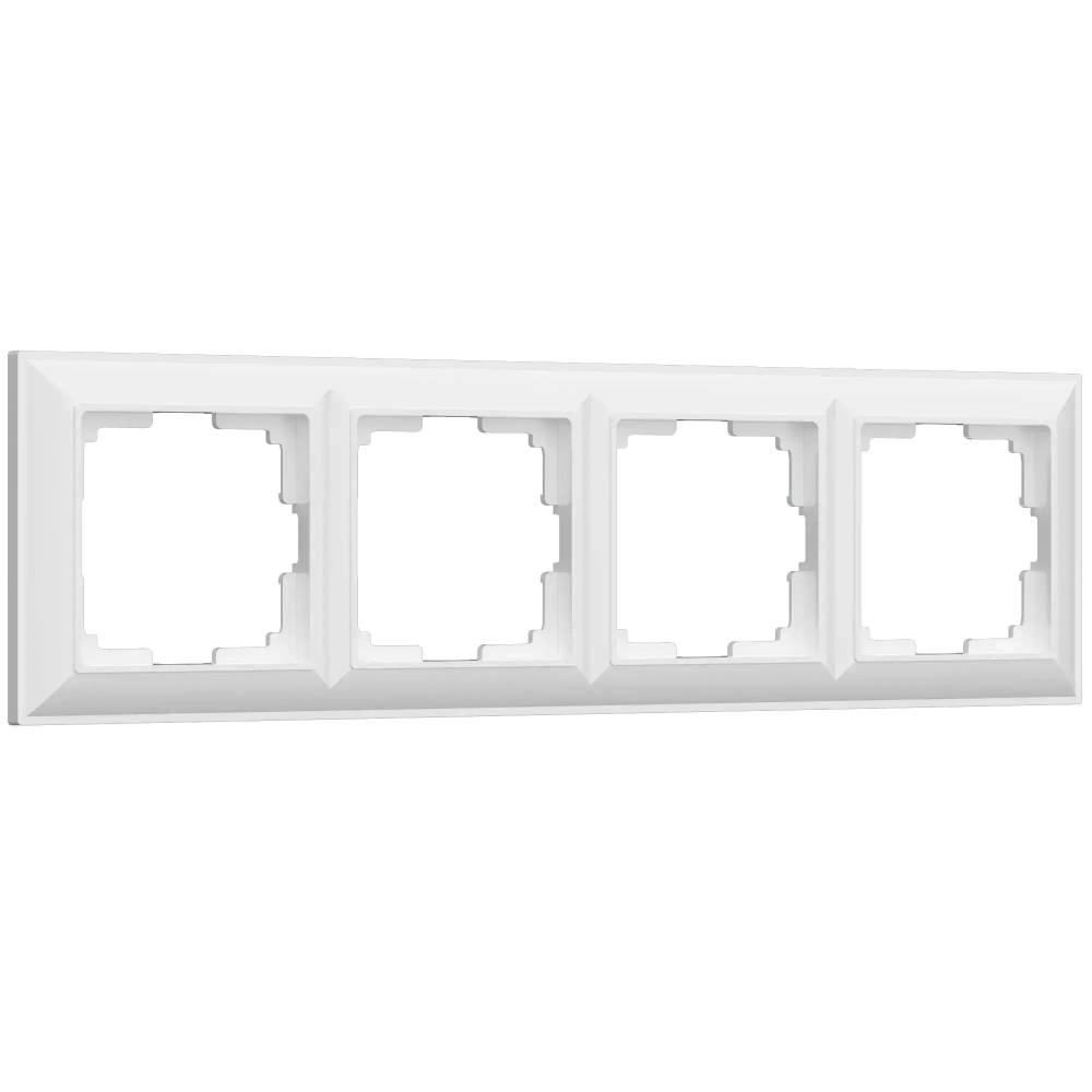 Рамка на 4 поста Fiore (белый) W0042201