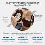 автокресло для малышей поворотное на izofix