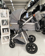 Коляска-трансформер 2в1 V9 Серый текстиль