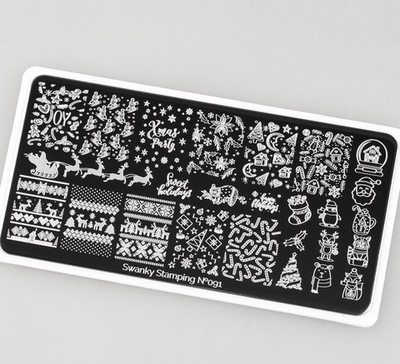 Swanky Stamping Пластина для стемпинга 091
