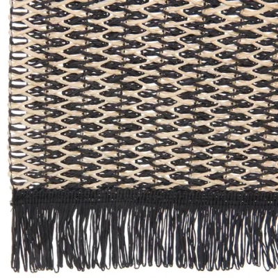 Салфетка на стол 30*45см «Бохо» плетеная, черная