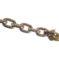 WDK-0504 Тяговая цепь с крюками - соединитель цепей. Усилие 6 тонн. Длина 45 см