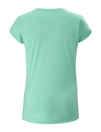 Футболка для девочки теннисная Babolat Exercise Message Tee Girl - cockatoo heather