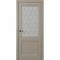 Купить Дверь экошпон винил Рим серый остеклённая