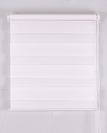 Рулонная штора день и ночь, белый