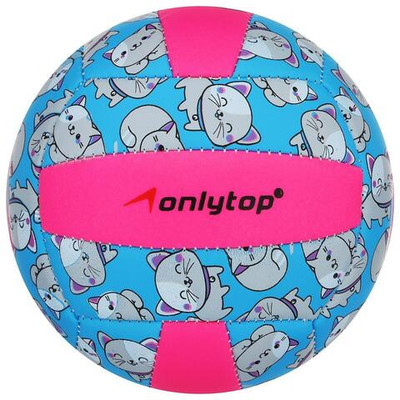 Мяч волейбольный "Кошечка", р.2., 152 гр. машин. сшивка. 4166907