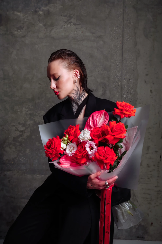 Авторский букет "Яркие чувства"