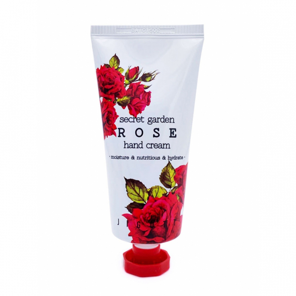 JIGOTT SECRET GARDEN ROSE HAND CREAM Крем для рук с розовой водой 100мл