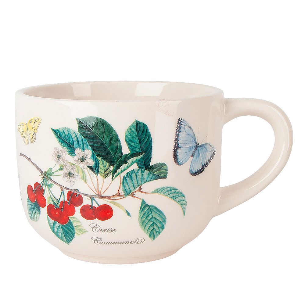 Набор для завтрака:чашка и блюдце" "23х15х10,5см v=500мл(керамика) (подарочная упаковка)